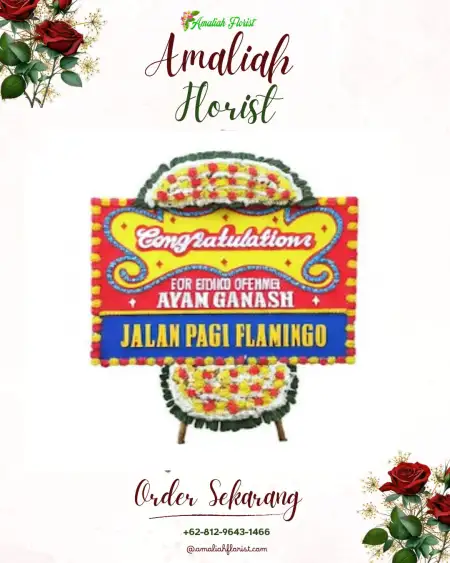 Sewa Papan Bunga Medan Denai